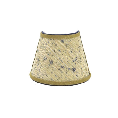 Indigo Splattered Grasscloth Night Light