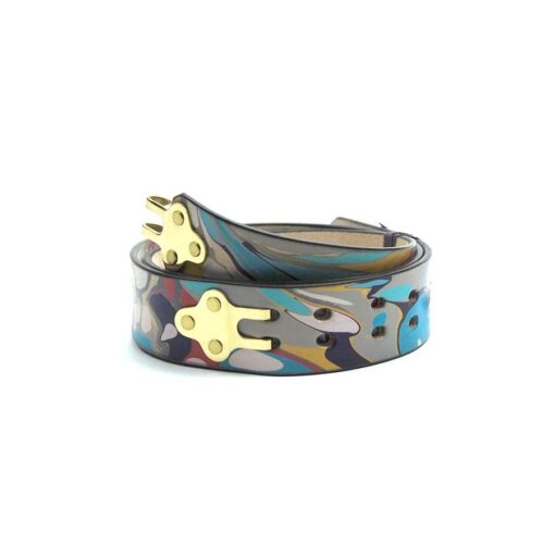 Marble Leather Belt - 34
