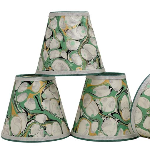 Marble Paper Chandelier/Sconce Shades - Image 2