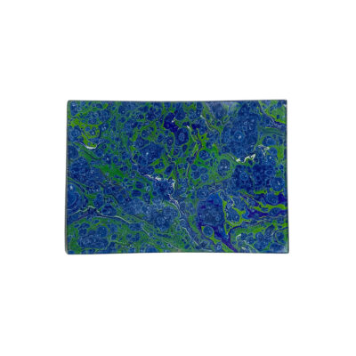 Marble Paper Glass Tray 4" x 6"