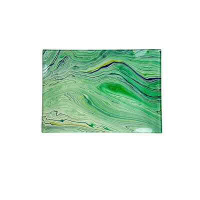 Marble Paper Glass Tray 3" x 5"