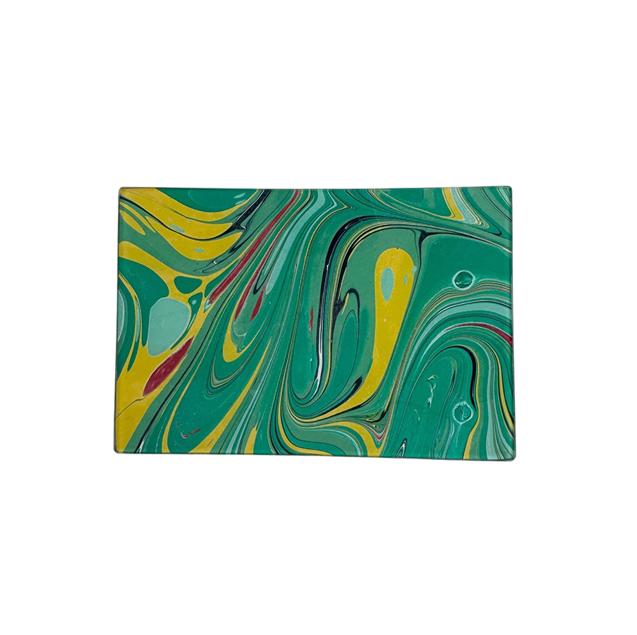 Marble Paper Glass Tray 4" x 6"