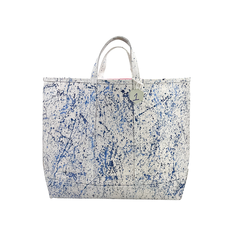 Splatter Tote Bag - Blues 1