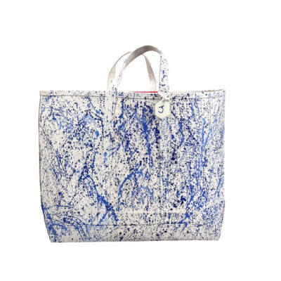 Splatter Tote Bag - Blues 3