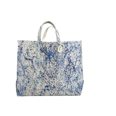 Splatter Tote Bag - Blues 5