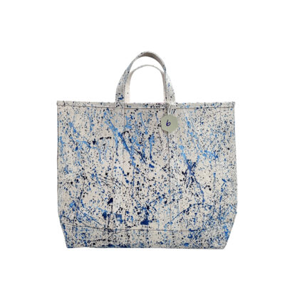 Splatter Tote Bag - Blues 6