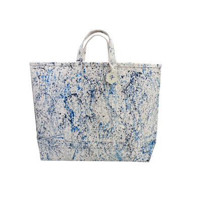 Splatter Tote Bag - Blues 7